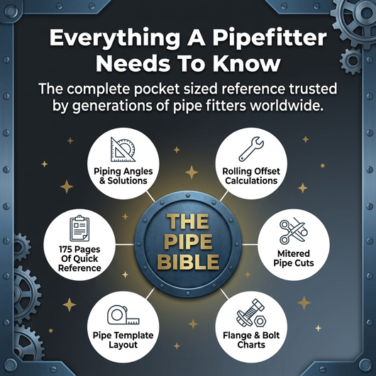 The Pipe Fitters Blue Book — The Field Reference Every Pipefitter Needs On The Job