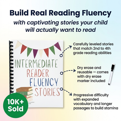Intermediate Reading Fluency Stories for 2nd - 4th Grade